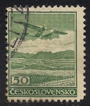 Sellos de Europa - Checoslovaquia -  Fokker monoplane