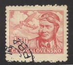 Stamps : Europe : Czechoslovakia :  Capt. Frantisek Novak