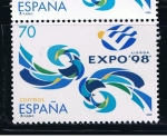 Stamps Spain -  Edifil  3554  Esposición Universal de Lisboa Expo´98.  