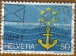 Stamps : Europe : Switzerland :  ANCLA Y MAR