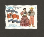Stamps Cuba -  Historia Latinoamericana  Costa Rica