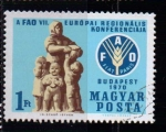 Stamps Hungary -  7º congreso regional europeo de la FAO