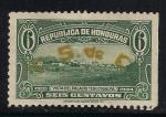 Stamps Honduras -  Vista del Palacio de Tegucigalpa.