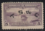 Stamps : America : Honduras :  Lago de Yojoa.