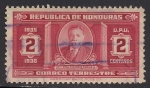Stamps : America : Honduras :  General Tiburcio Carias.