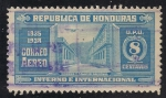 Stamps : America : Honduras :  PALACIO NACIONAL Y EDIFICIO DE CORREOS.