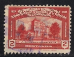 Stamps : America : Honduras :  La Catedral Comayagua.