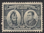 Stamps Honduras -  CAPITAN ALONSO DE CACERES Y GENERAL TIBURCIO CARIAS