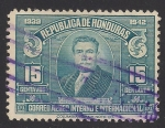 Stamps : America : Honduras :  General Tiburcio Carías, Presidente Constitucional.