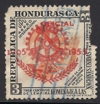 Stamps : America : Honduras :  Edificio de las Naciones Unidas en Nueva York
