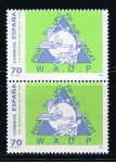 Stamps Spain -  Edifil  3589  Día del Sello.  Logotipo de la Asociación Mundial para el Desarrollo de la Filatelia. 