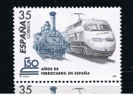 Stamps Spain -  Edifil  3591  150 años del Ferrocarril en España.  