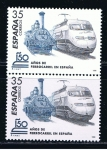 Sellos de Europa - Espaa -  Edifil  3591  150 años del Ferrocarril en España.  