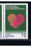 Stamps Spain -  Edifil  3607  Derechos Humanos.  