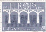 Sellos de Europa - Espa�a -  EUROPA CEPT-84 Puente XXV Aniversario    (R)