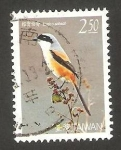 Stamps Taiwan -  Pájaro lanius schach