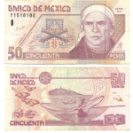 monedas del Mundo : America : M�xico :  50 pesos
