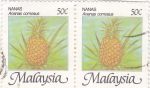 Sellos del Mundo : Asia : Malasia : FRUTAS- Piña