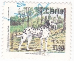Stamps Chile -  PERRO- Dálmata