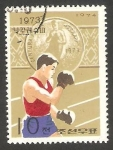 Stamps North Korea -  1145 - Boxeo