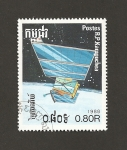 Stamps : Asia : Cambodia :  Artefactos espaciales