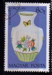 Stamps : Europe : Hungary :  Porcelana