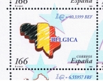 Stamps Spain -  Edifil  3635  Paises del Euro.  