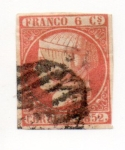 Stamps Spain -  6 CUARTOS