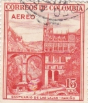 Stamps Colombia -  240 - Santuario de las Lajas, Nariño