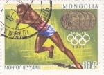 Sellos de Asia - Mongolia -  Olimpiada Berlín 1936