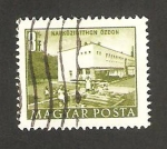 Stamps Hungary -  1080 - Jardín de la infancia en Ozd