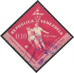 Stamps : America : Venezuela :  Futbol.