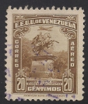 Stamps Venezuela -  ESTATUA DE SIMÓN BOLIVAR, CARACAS.