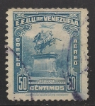 Stamps Venezuela -  ESTATUA DE SIMÓN BOLIVAR, CARACAS.