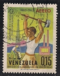 Stamps : America : Venezuela :  Exposición Nacional de Industrias. (Aéreo)