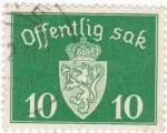 Stamps Norway -  ESCUDO DE ARMAS