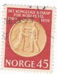 Stamps Norway -  50 ANIV. DE LA REAL SOCIEDAD NORUEGA PARA EL DESARROLLO
