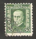 Sellos de Europa - Checoslovaquia -  217 - Presidente Masaryk