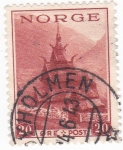 Sellos de Europa - Noruega -  IGLESIA DE BORGUND
