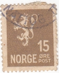 Stamps : Europe : Norway :  LEÓN RAMPANTE