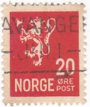 Stamps : Europe : Norway :  LEÓN RAMPANTE