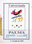 Stamps Spain -  Edifil  3647  Filatem-Universiada Palma 1999.  
