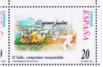 Stamps Spain -  Edifil  3667  Correspondencia Epistolar Escolar.  El sello compañero inseparable.  