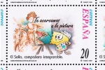 Stamps Spain -  Edifil  3672  Correspondencia Epistolar Escolar.  El sello compañero inseparable.  