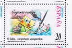 Stamps Spain -  Edifil  3673  Correspondencia Epistolar Escolar.  El sello compañero inseparable.  