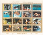 Stamps United Arab Emirates -  OLIMPIADA - Munich-72  AJMAN