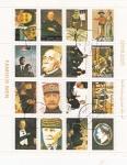 Stamps United Arab Emirates -  HOMBRES FAMOSOS-  AJMAN