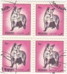 Stamps : Asia : Bahrain :  ANIMALES SALVAJES- MANAMA