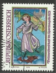 Stamps Austria -  1412 - Campeonato mundial de pesca deportiva