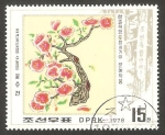 Stamps North Korea -  Arbol en flor